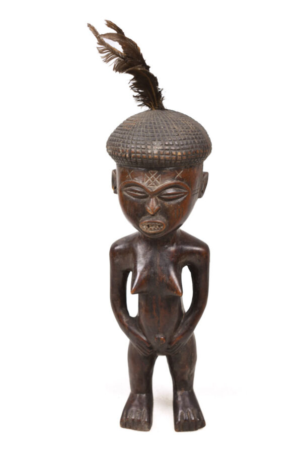 Ancestor figure - Wood - Chokwe - Congo