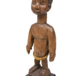 Venavi figure - Wood, Beads - Ewe - Togo