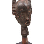 Reliquary Byeri Head - Wood - Fang - Gabon
