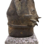 Leopard Head - Bronze - Benin