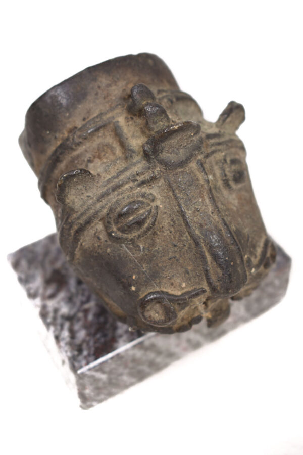 Leopard Head - Bronze - Benin