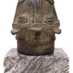 Leopard Head - Bronze - Benin