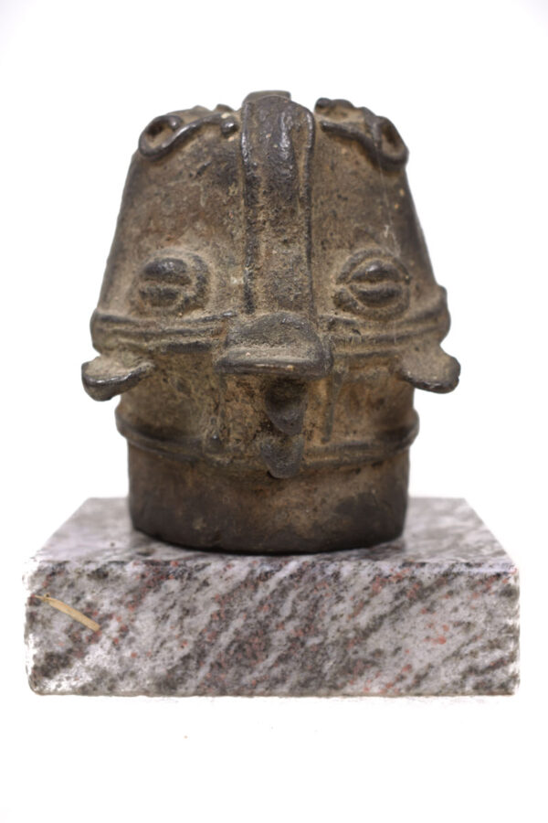 Leopard Head - Bronze - Benin
