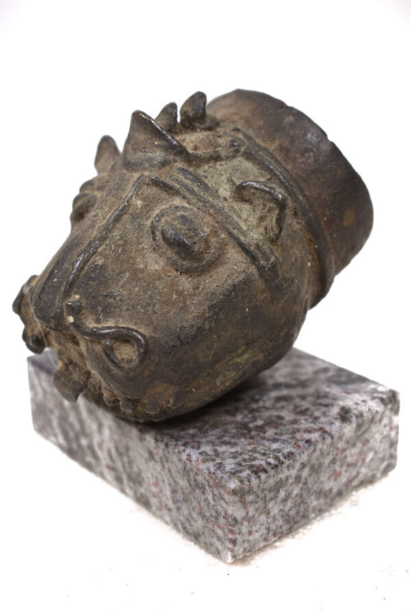 Leopard Head - Bronze - Benin