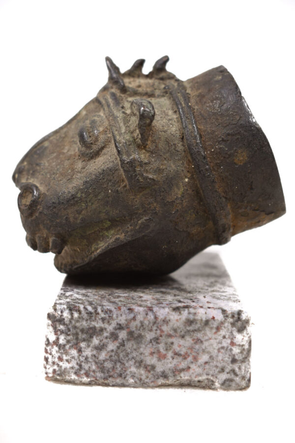 Leopard Head - Bronze - Benin