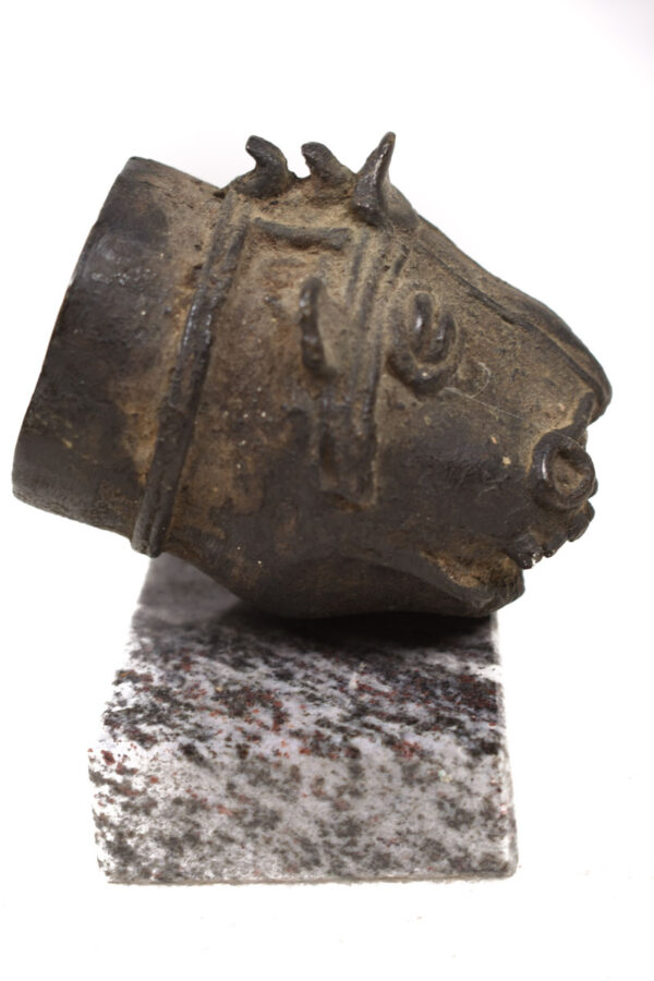Leopard Head - Bronze - Benin