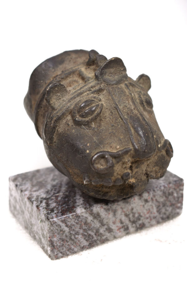 Leopard Head - Bronze - Benin