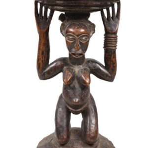 Stool - Wood - Luba - DR Congo