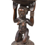 Stool - Wood - Luba - DR Congo