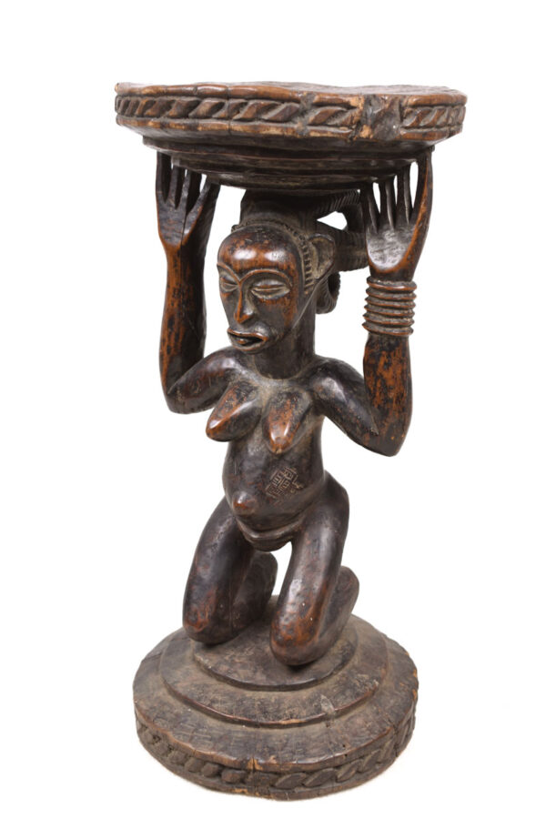 Stool - Wood - Luba - DR Congo