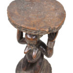 Stool - Wood - Luba - DR Congo