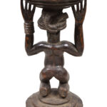 Stool - Wood - Luba - DR Congo