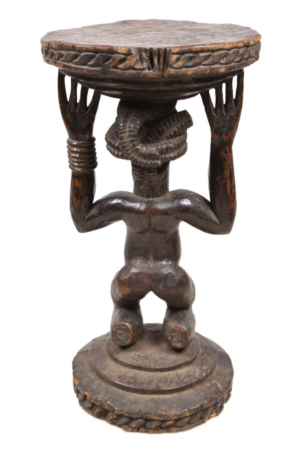 Stool - Wood - Luba - DR Congo