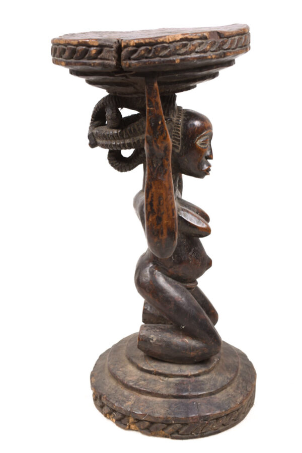 Stool - Wood - Luba - DR Congo