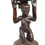 Stool - Wood - Luba - DR Congo