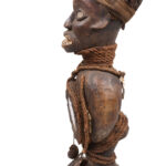 Figure - Wood, Glass - Bakongo - DR Congo