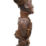 Figure - Wood, Glass - Bakongo - DR Congo