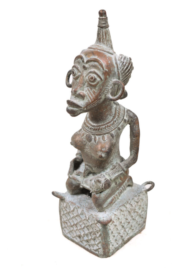 Ancestor figure - Bronze - Tikar - Cameroon