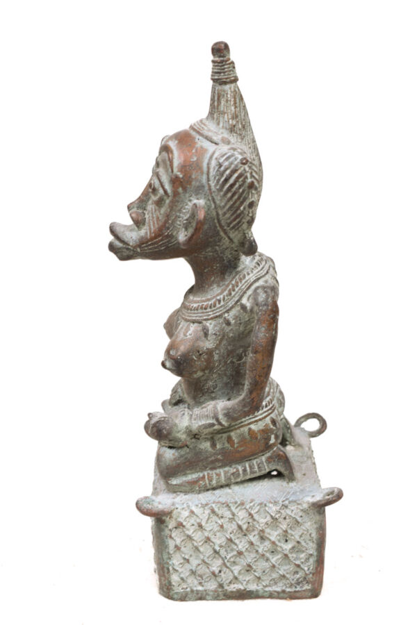 Ancestor figure - Bronze - Tikar - Cameroon