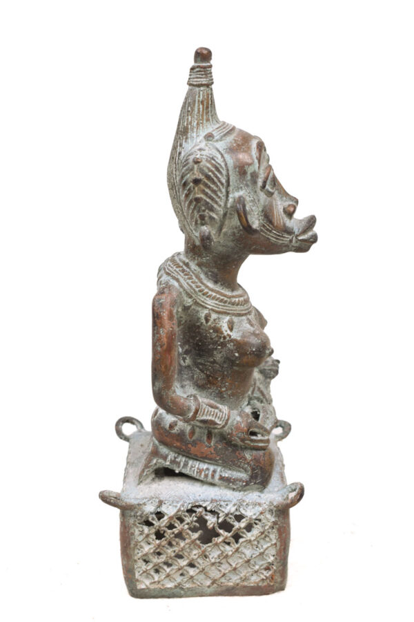 Ancestor figure - Bronze - Tikar - Cameroon