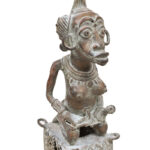 Ancestor figure - Bronze - Tikar - Cameroon