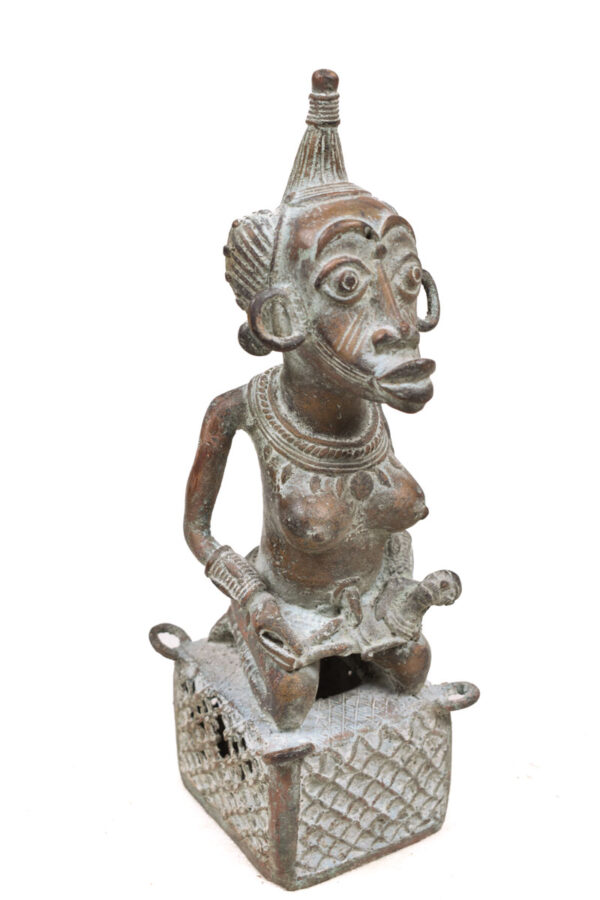 Ancestor figure - Bronze - Tikar - Cameroon