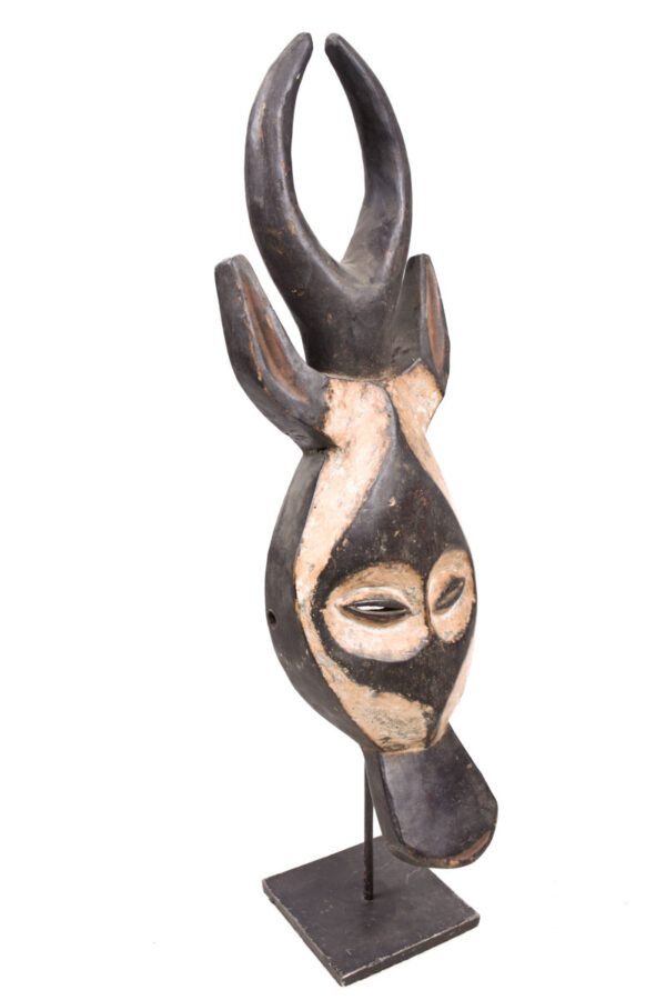 Antelope Mask - Wood - Kwele - Gabon