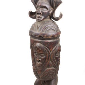 Tshibinda Container - Wood - Chokwe - Congo