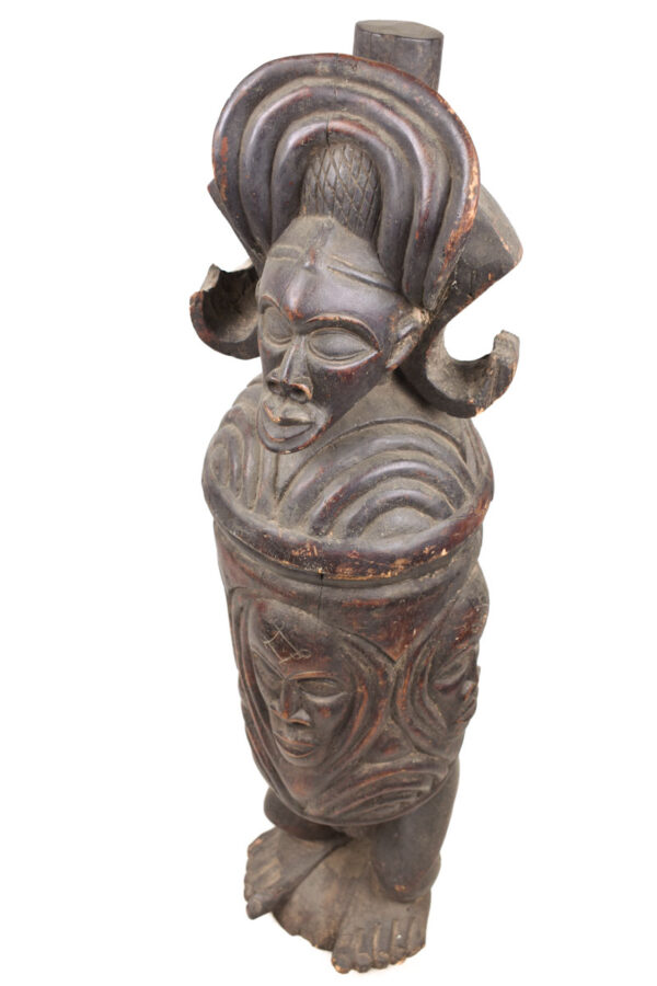 Tshibinda Container - Wood - Chokwe - Congo