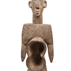 Anthropomorphic cup - Wood - Koro - Nigeria