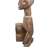 Anthropomorphic cup - Wood - Koro - Nigeria