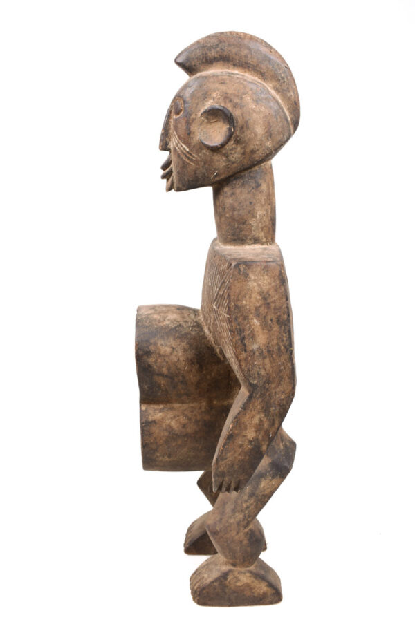 Anthropomorphic cup - Wood - Koro - Nigeria
