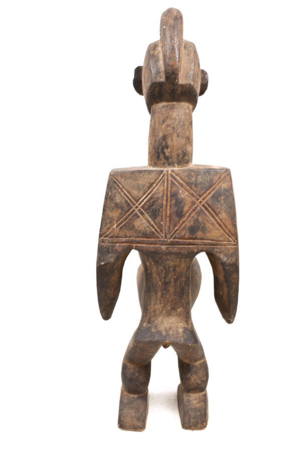 Anthropomorphic cup - Wood - Koro - Nigeria