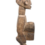 Anthropomorphic cup - Wood - Koro - Nigeria