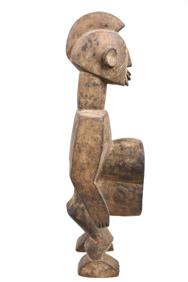 Anthropomorphic cup - Wood - Koro - Nigeria