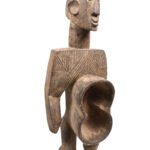 Anthropomorphic cup - Wood - Koro - Nigeria