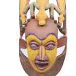 Beaded Mask - Beads, Wood - Bamileke - Grassland of Cameroon