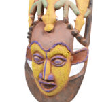 Beaded Mask - Beads, Wood - Bamileke - Grassland of Cameroon