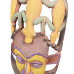 Beaded Mask - Beads, Wood - Bamileke - Grassland of Cameroon