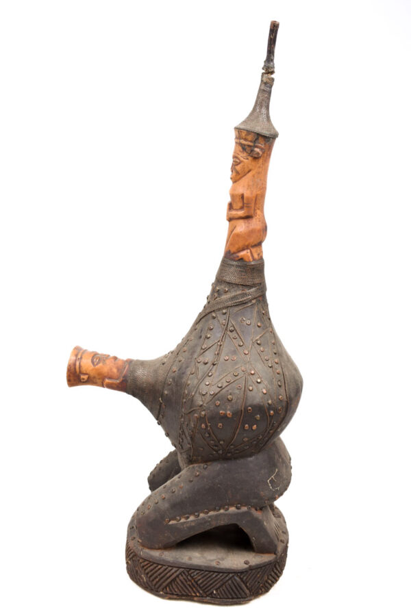 Container - Bone, Wood - Kwele - Gabon