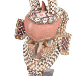 Royal Mask - Beads, Cauri, Wood - Kuba - DR Congo