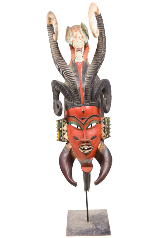 Dance mask - Wood - Guro - Ivory Coast