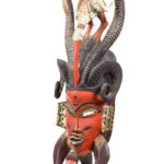 Dance mask - Wood - Guro - Ivory Coast