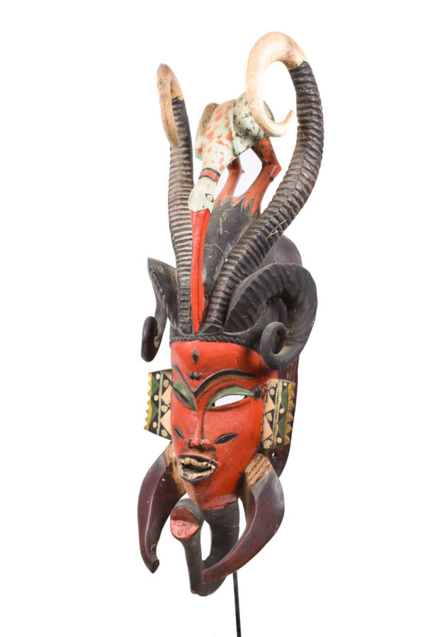 Dance mask - Wood - Guro - Ivory Coast