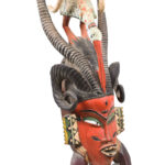 Dance mask - Wood - Guro - Ivory Coast