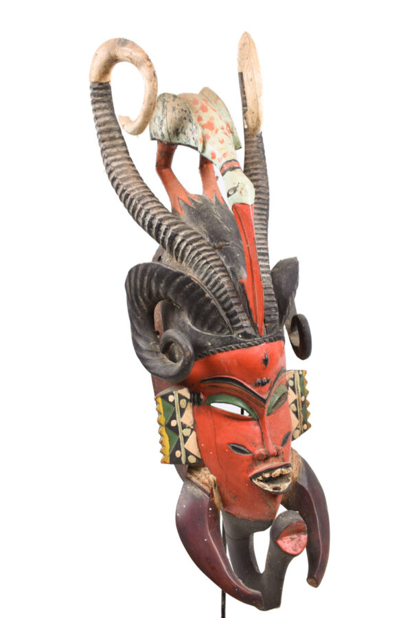 Dance mask - Wood - Guro - Ivory Coast