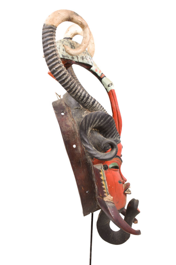 Dance mask - Wood - Guro - Ivory Coast