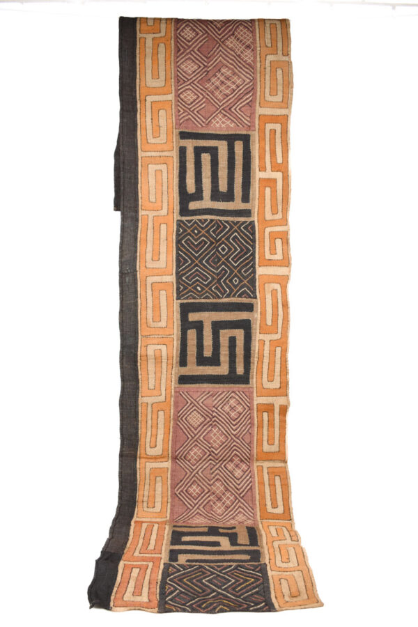 Textile - Cloth - Shoowa-Kuba - DR Congo 300 cm