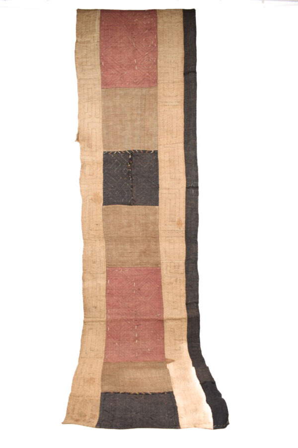 Textile - Cloth - Shoowa-Kuba - DR Congo 300 cm