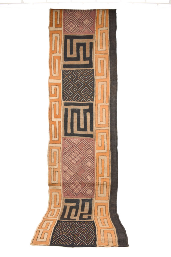 Textile - Cloth - Shoowa-Kuba - DR Congo 300 cm